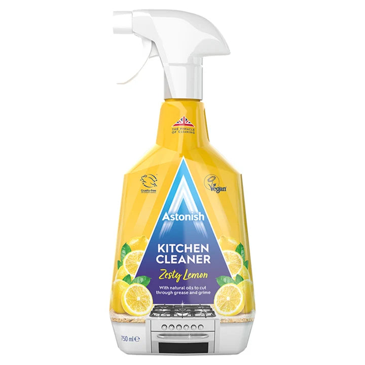 Astonish Kitchen Cleaner Zesty Lemon 750ml - Case of 12